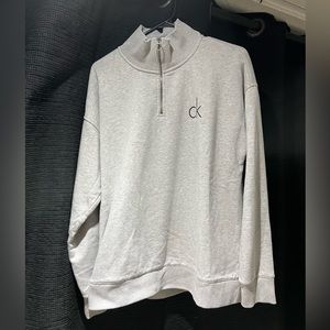 Calvin Klein Grey quarter zip.